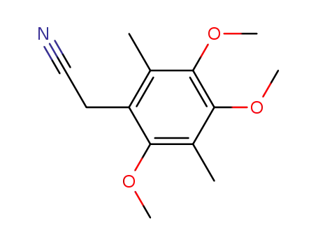 (2,4,5-trimethoxy-3,6-dimethyl-phenyl)-acetonitrile