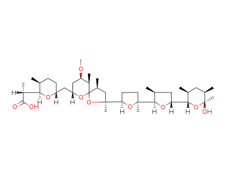 2-[(3S,6R)-6-[[(5R,6R,7R,9R)-2-[5-[(3S,5R)-5-[(2S,3S,5R,6S)-6-hydroxy-3,5,6-trimethyloxan-2-yl]-3-methyloxolan-2-yl]-5-methyloxolan-2-yl]-7-methoxy-2,4,6-trimethyl-1,10-dioxaspiro[4.5]decan-9-yl]methy