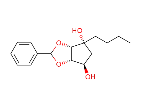 1L-2,3-O-Benzyliden-1-C-butyl-1,2,3/4-cyclopentantetrol