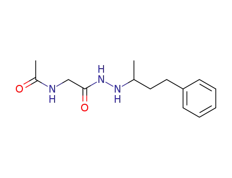 N-Acetylglycine 2-(1-methyl-3-phenylpropyl)hydrazide