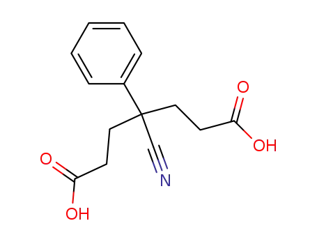 4-Cyano-4-phenylheptanedioic acid