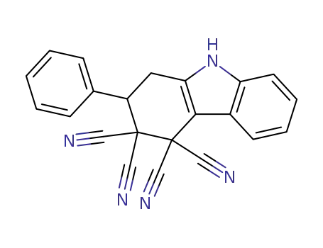 2-Phenyl-3,3,4,4-tetracyano-1,2,3,4-tetrahydro-9H-carbazole