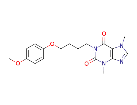1-[4-(4-Methoxy-phenoxy)-butyl]-3,7-dimethyl-3,7-dihydro-purine-2,6-dione