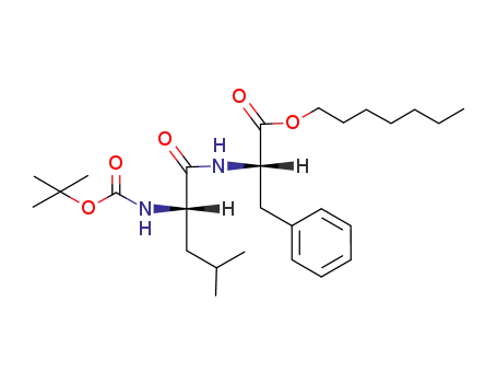N-tert-Butyloxycarbonyl-L-leucyl-L-phenylalanin-heptylester