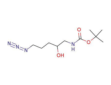 (5-azido-2-hydroxy-pentyl)-carbamic acid <i>tert</i>-butyl ester