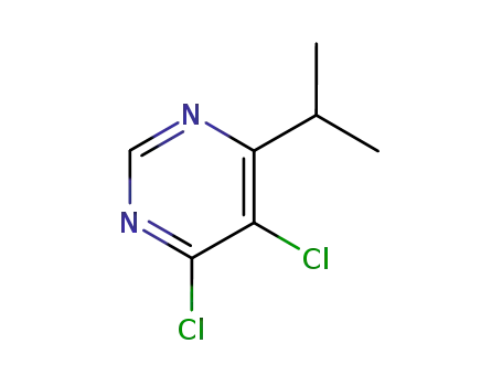 Molecular Structure of 141602-30-4 (4,5-DICHLORO-6-ISOPROPYLPYRIMIDINE)