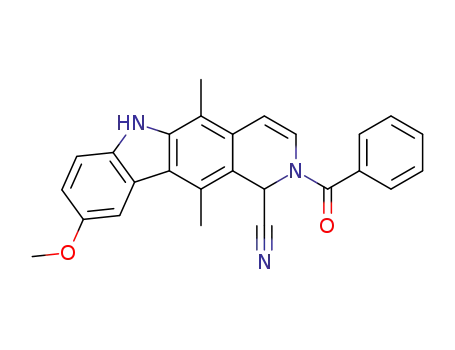 2-benzoyl-1-cyano-9-methoxy-1,2-dihydroellipticine