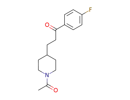 3-(1-acetylpiperidin-4-yl)-1-(4-fluorophenyl)-1-propanone