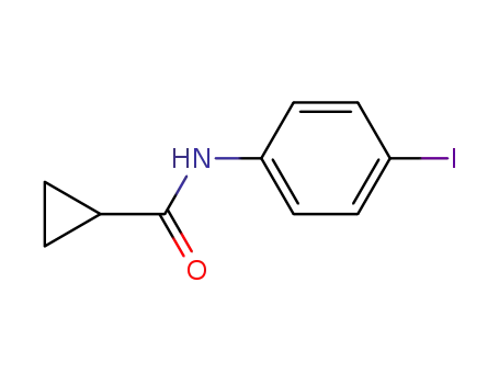 Molecular Structure of 23779-17-1 (N-(4-IODOPHENYL)CYCLOPROPANECARBOXAMIDE)