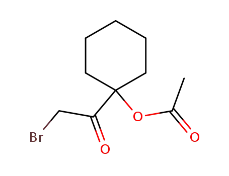 1-(2-bromoacetyl)cyclohexyl acetate