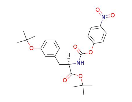 3-(3-<i>tert</i>-butoxy-phenyl)-2-(4-nitro-phenoxycarbonylamino)-propionic acid <i>tert</i>-butyl ester