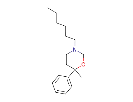 3-hexyl-6-methyl-6-phenyl-tetrahydro-[1,3]oxazine