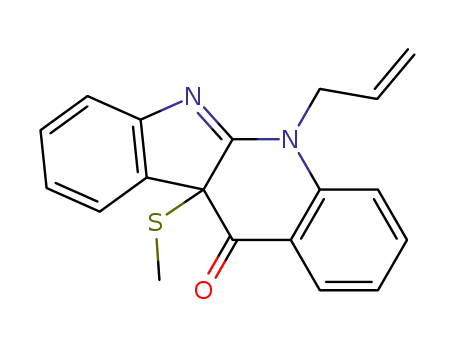 5-allyl-5,10b-dihydro-10b-methylthio-11H-quinindolin-11-one