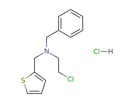 benzyl-(2-chloro-ethyl)-[2]thienylmethyl-amine; hydrochloride