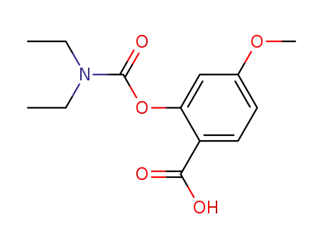 O-(2-carboxy-5-methoxy)phenyl N,N-diethylcarbamate