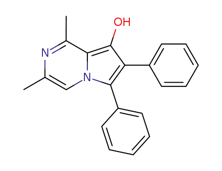 Molecular Structure of 135613-57-9 (6,8-Dimethyl-2,3-diphenyl-1-hydroxypyrrolo<1,2-a>pyrazine)