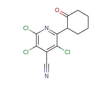 2-(trichloro-4-cyanopyridin-2-yl)cyclohexanone