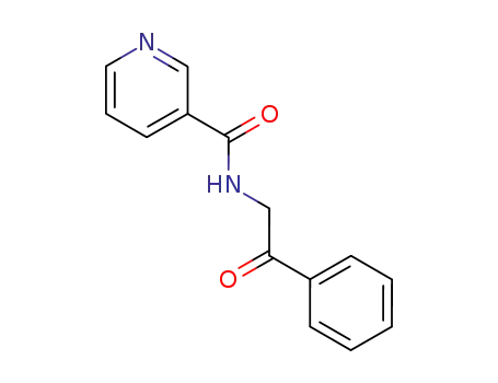3-Pyridinecarboxamide, N-(2-oxo-2-phenylethyl)-