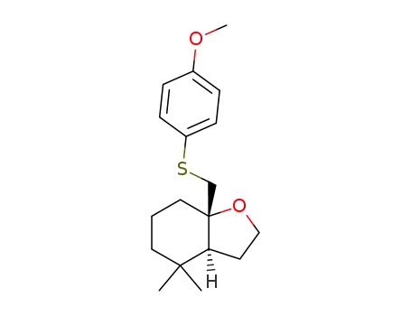2,2-dimethyl-6-(4-methoxyphenylthiomethyl)-7-oxa-bicyclo<4.3.0>nonane