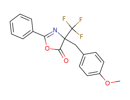4-(4-Methoxy-benzyl)-2-phenyl-4-trifluoromethyl-4H-oxazol-5-one