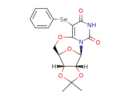 O<sup>6</sup>,5'-cyclo-2',3'-O-isopropylidene-5-phenylselenouridine