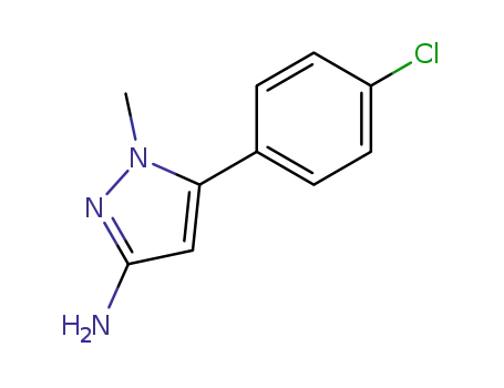 3-Amino-5-<p-chlor-phenyl>-1-methyl-pyrazol