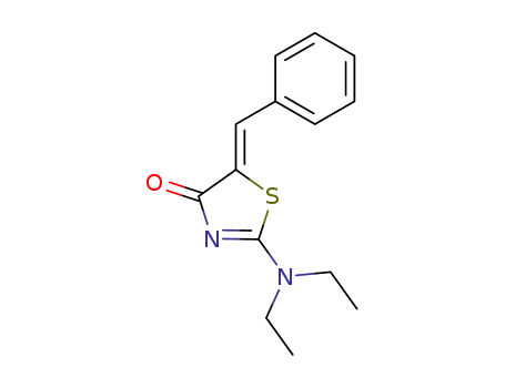 2-Diethylamino-5-[1-phenyl-meth-(Z)-ylidene]-thiazol-4-one