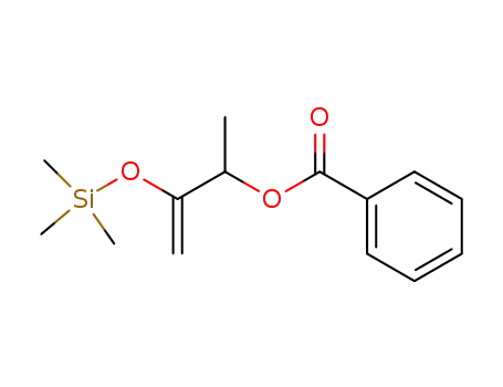Benzoic acid 1-methyl-2-trimethylsilanyloxy-allyl ester