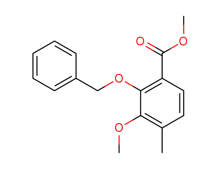 2-Benzyloxy-3-methoxy-4-methyl-benzoic acid methyl ester