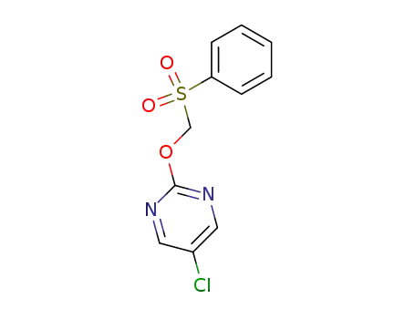 Pyrimidine, 5-chloro-2-[(phenylsulfonyl)methoxy]-