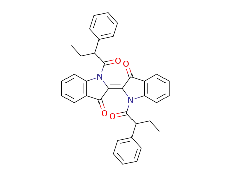 N,N'-bis(2-phenylbutyryl)-2,2'-bi-indolinylidene-3,3'-dione
