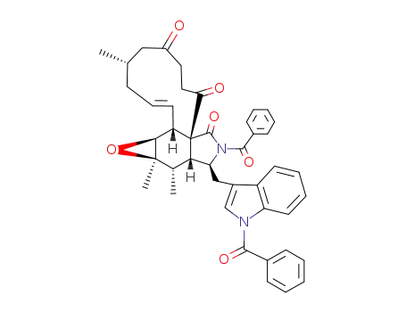 (6R,7S,16S)-2-benzoyl-10-(1-benzoylindol-3-yl)-6,7-epoxy-16-methyl<11>cytochalas-13<sup>t</sup>-ene-1,18,21-trione