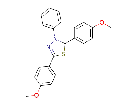 2,5-bis-(4-methoxyphenyl)-3-phenyl-2,3-dihydro-1,3,4-thiadiazole