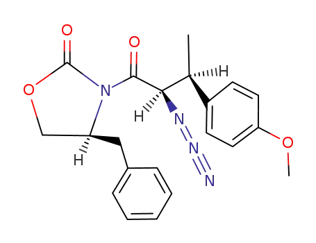 (S)-3-[(2R,3S)-2-Azido-3-(4-methoxy-phenyl)-butyryl]-4-benzyl-oxazolidin-2-one