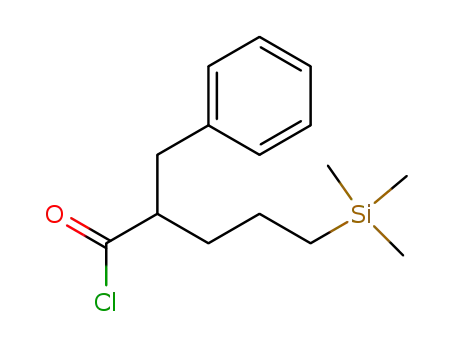 2-Benzyl-5-trimethylsilanyl-pentanoyl chloride