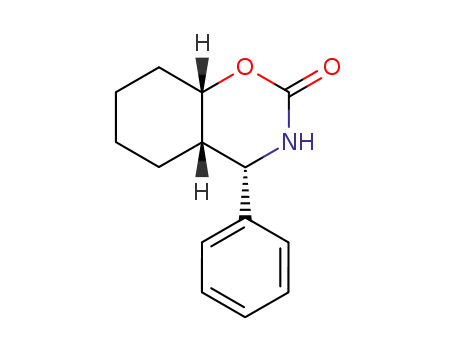 5c-Phenyl-2-oxa-4-aza-1r,6c-bicyclo<4.4.0>decan-3(4H)-one