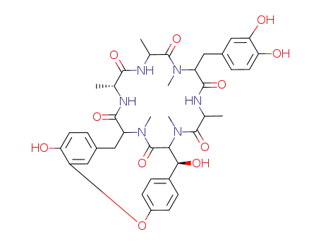 Molecular Structure of 88426-35-1 (bouvardin catechol)
