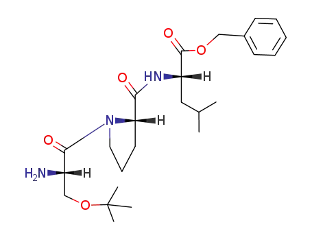 L-Leucine, N-[1-[O-(1,1-dimethylethyl)-L-seryl]-L-prolyl]-, phenylmethyl
ester
