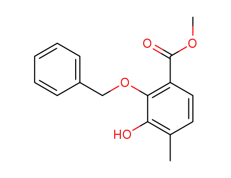 2-Benzyloxy-3-hydroxy-4-methyl-benzoic acid methyl ester