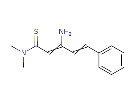 2,4-Pentadienethioamide,  3-amino-N,N-dimethyl-5-phenyl-