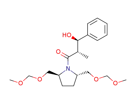 (2S,3R)-1-((2S,5S)-2,5-Bis-methoxymethoxymethyl-pyrrolidin-1-yl)-3-hydroxy-2-methyl-3-phenyl-propan-1-one