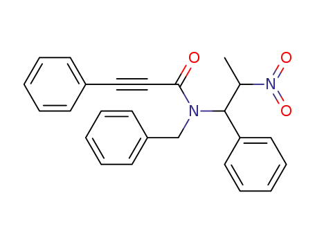 3-Phenyl-propynoic acid benzyl-(2-nitro-1-phenyl-propyl)-amide