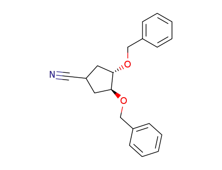 (3S,4S)-3,4-Bis-benzyloxy-cyclopentanecarbonitrile