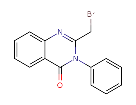 Molecular Structure of 19062-58-9 (2-BROMOMETHYL-3-PHENYL-3H-QUINAZOLIN-4-ONE)