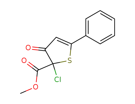 methyl 2-chloro-5-phenyl-3-oxo-2,3-dihydrothiophene-2-carboxylate