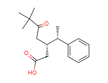 (S)-6,6-Dimethyl-5-oxo-3-((S)-1-phenyl-ethyl)-heptanoic acid
