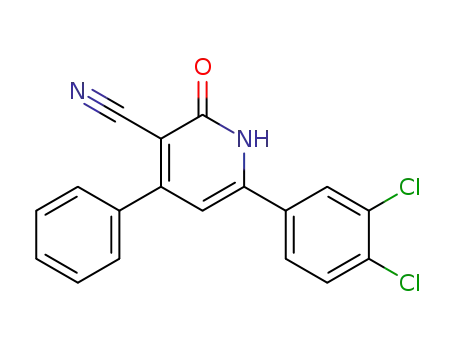 6-(3,4-Dichloro-phenyl)-2-oxo-4-phenyl-1,2-dihydro-pyridine-3-carbonitrile