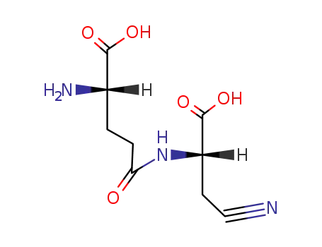 Molecular Structure of 16051-95-9 (L-Alanine, L-g-glutamyl-3-cyano-)