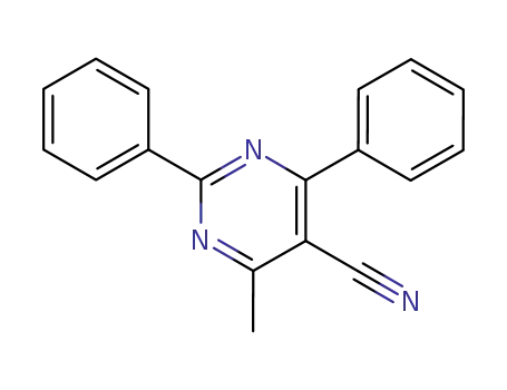 4-Methyl-2,6-diphenyl-pyrimidine-5-carbonitrile