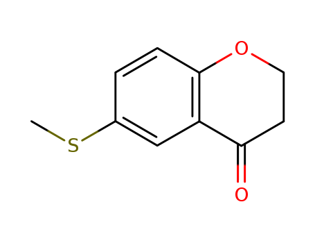 4H-1-Benzopyran-4-one, 2,3-dihydro-6-(methylthio)-